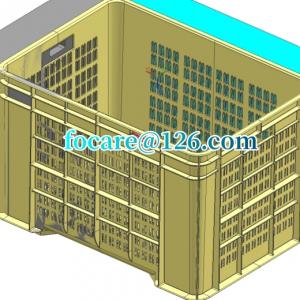 Plastic crate mold design and making in China