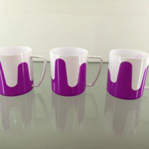 Double color plastic mug mold