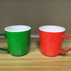 Dual color plastic mug mold