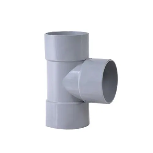 PVC pipe fitting 90degree tee plastic injection mold 