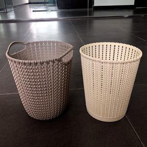 Rattan plastic storage basket mold 