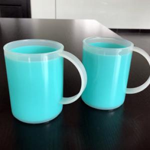 Two color gargle cup mug mold 