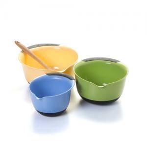 Two color non slip mixing whisking bowl mold