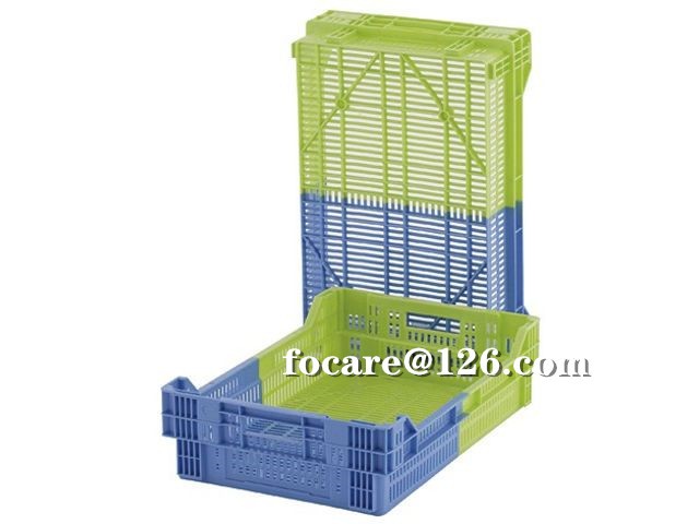 Stacking parts storage container mold, stackable storage bin box mold