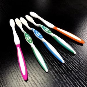 Two color toothbrush axis rotary mold 
